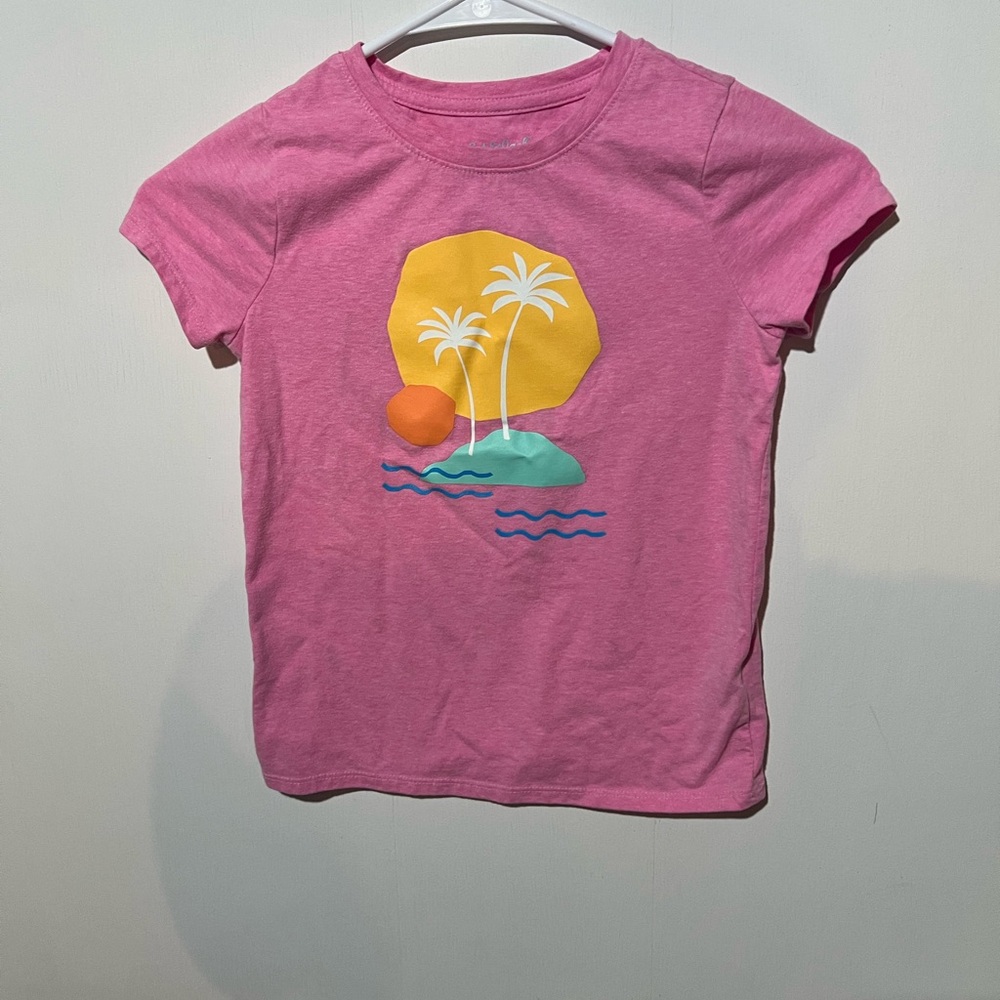 Cat & Jack Pink Graphic Tee
